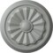 Ekena Millwork Olivia Ceiling Medallion (Fits Canopies up to 2 1/8"), 7 7/8"OD x 1 1/8"P, Primed White CM07OL - alternate 1